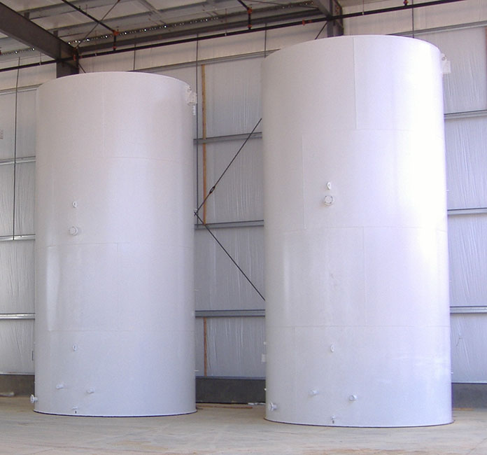 Two 20k gallon tanks