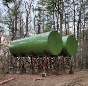 20000 gal carbon steel water tank