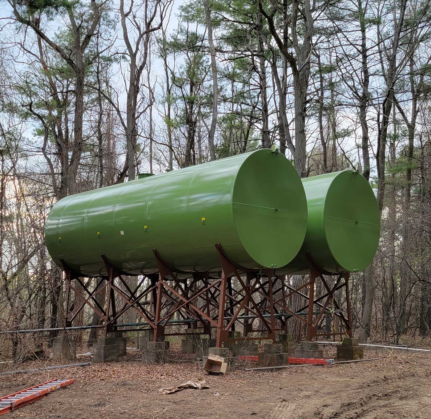 Water storage tanks