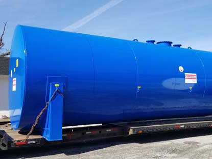 25000 GAL BLUE FLAMESHIELD ON SADDLES