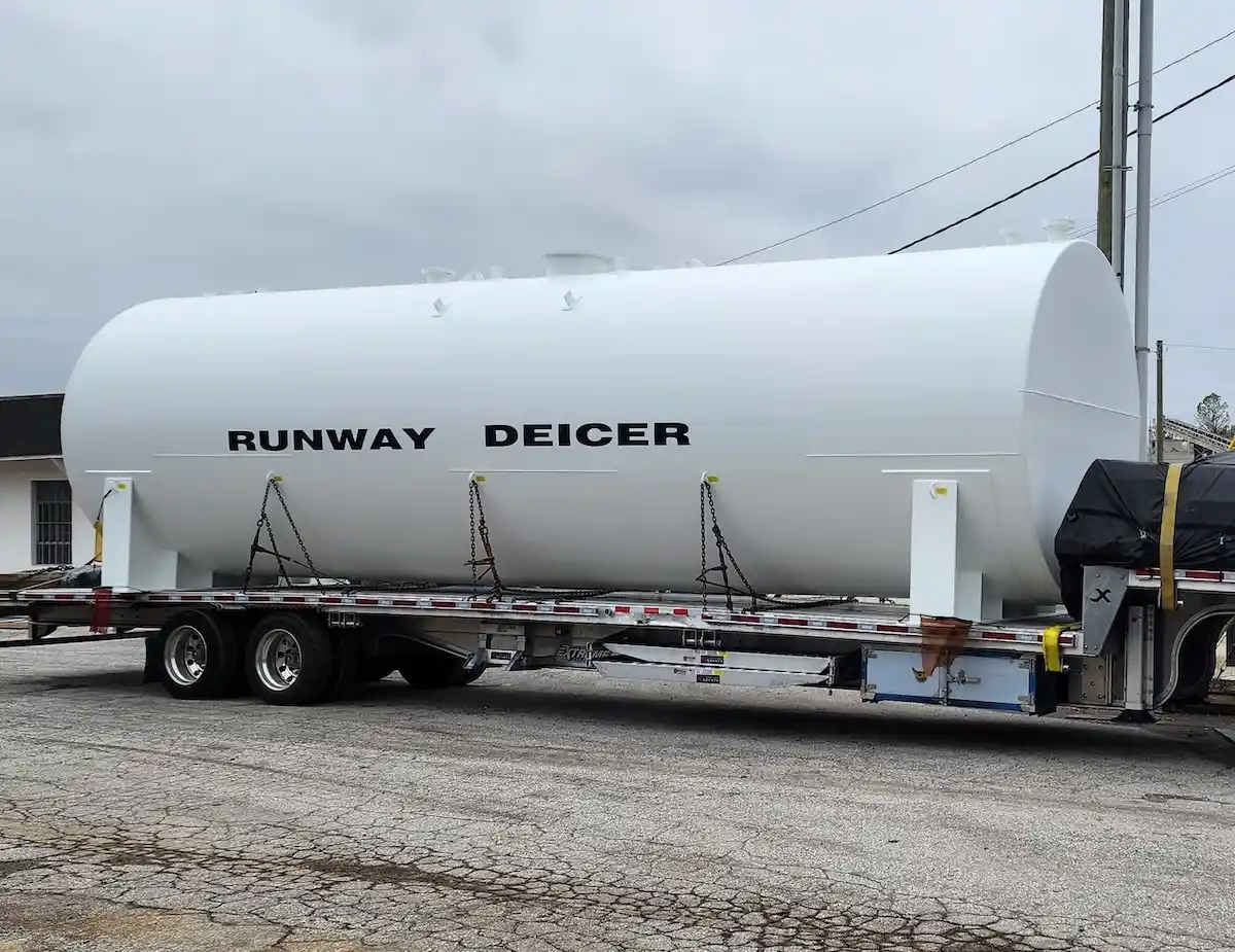 Lined 20,000 gallon single wall tank